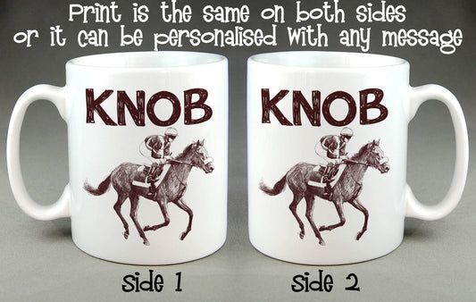 Knob Jockey Mug - Birthday Gift Personalised