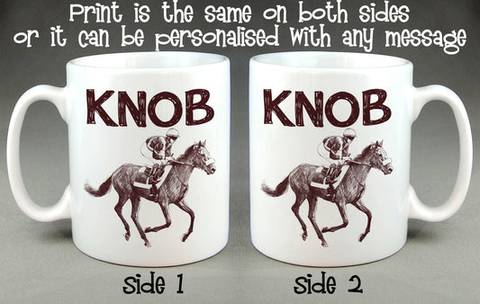 Knob Jockey Mug - Birthday Gift Personalised