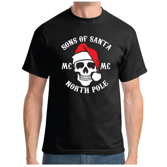 Sons of Santa T-Shirt Top Tee Funny Christmas