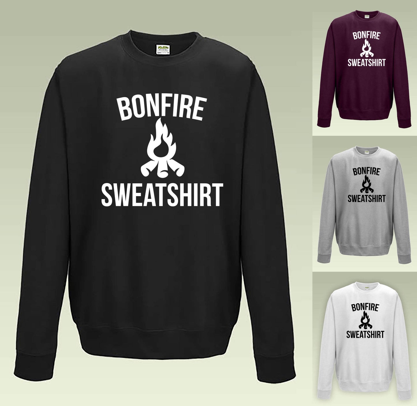 Bonfire Sweatshirt JH030 Jumper Funny Joke Sweater