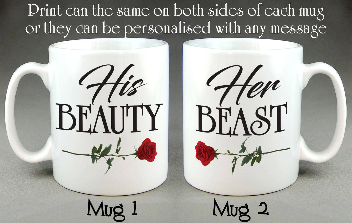 His Beauty / Her Beast Mug Set