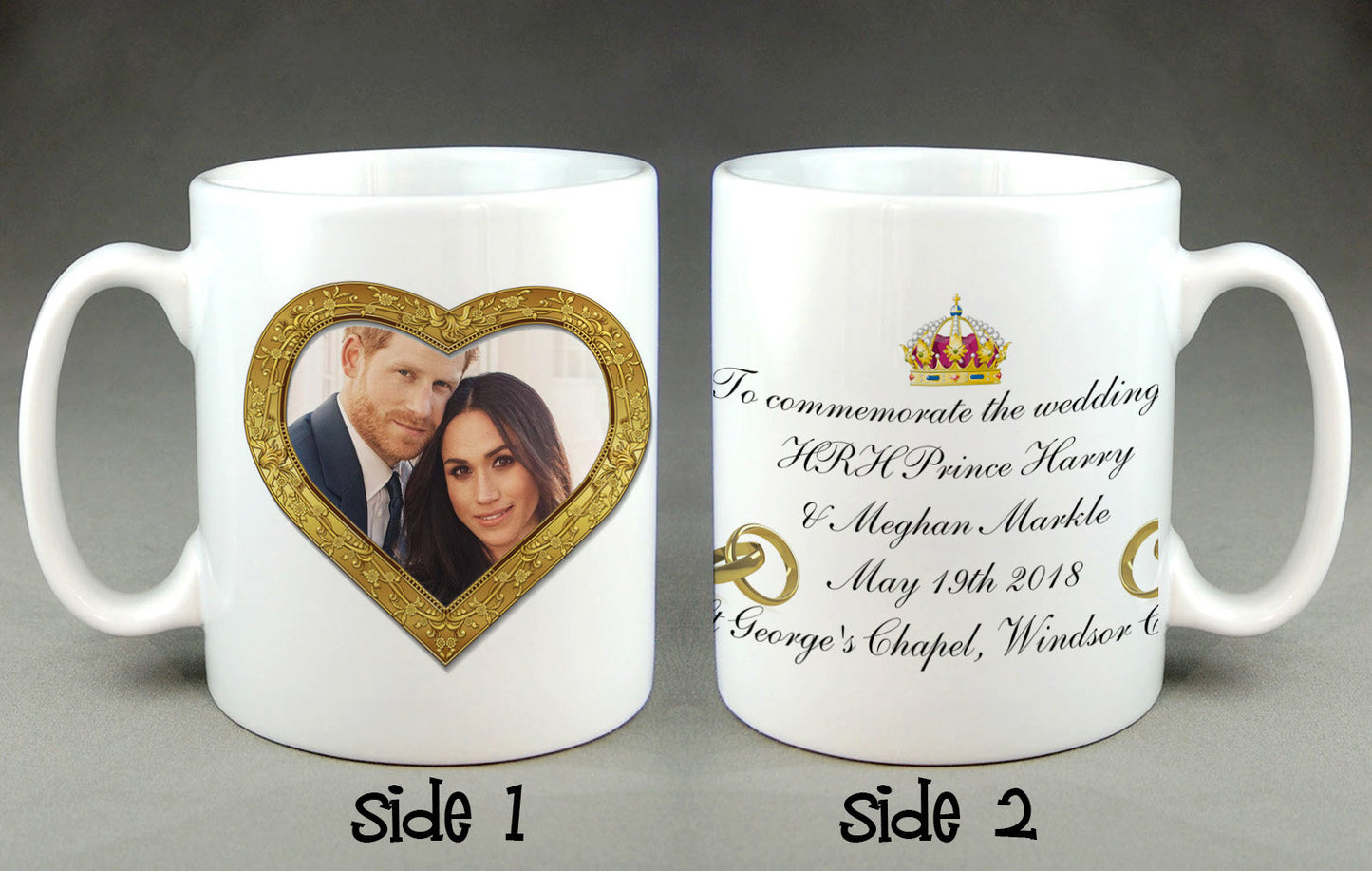 Royal Wedding of Prince Harry & Meghan Markle - Commemorative  Mug #4 10oz Ceramic Cup