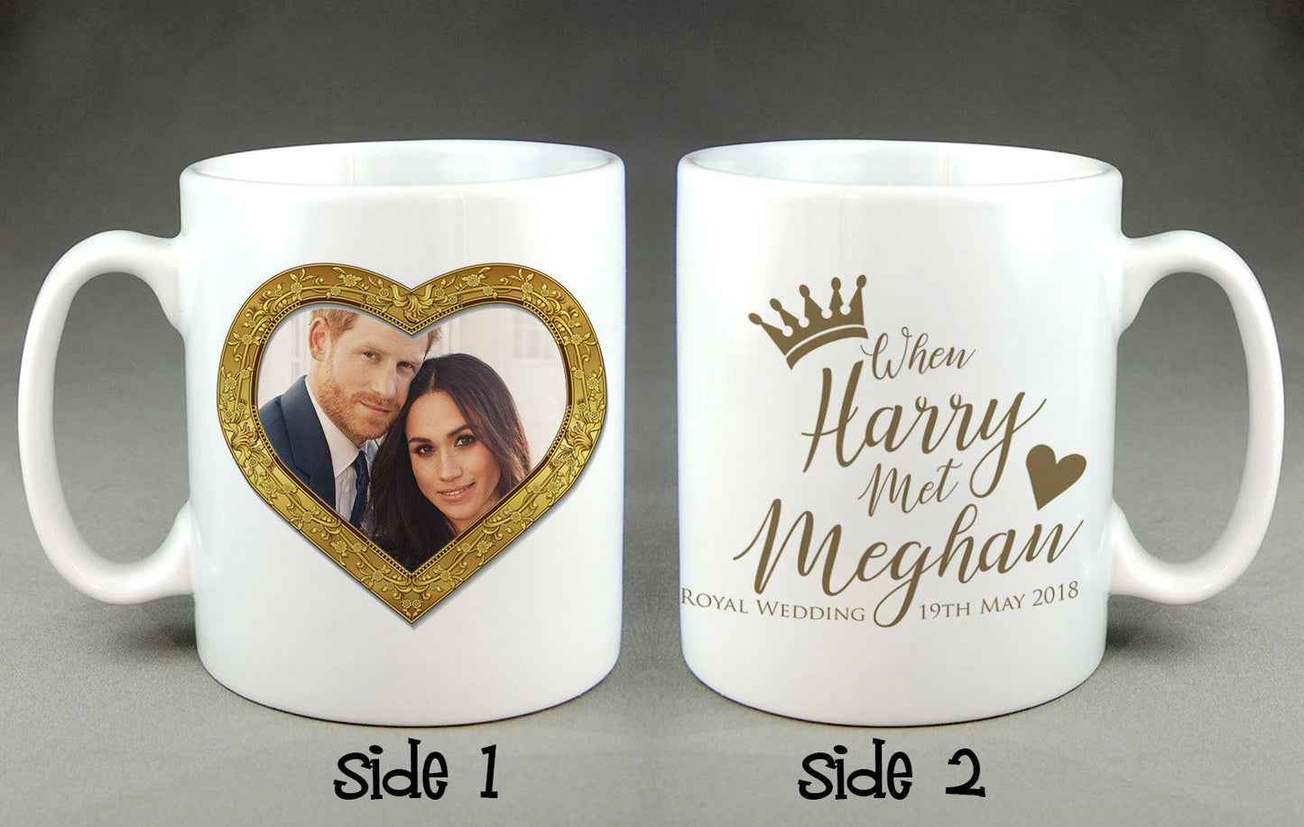 When Harry Met Meghan Mug - Commemorative Royal Wedding #5 10oz Ceramic Cup