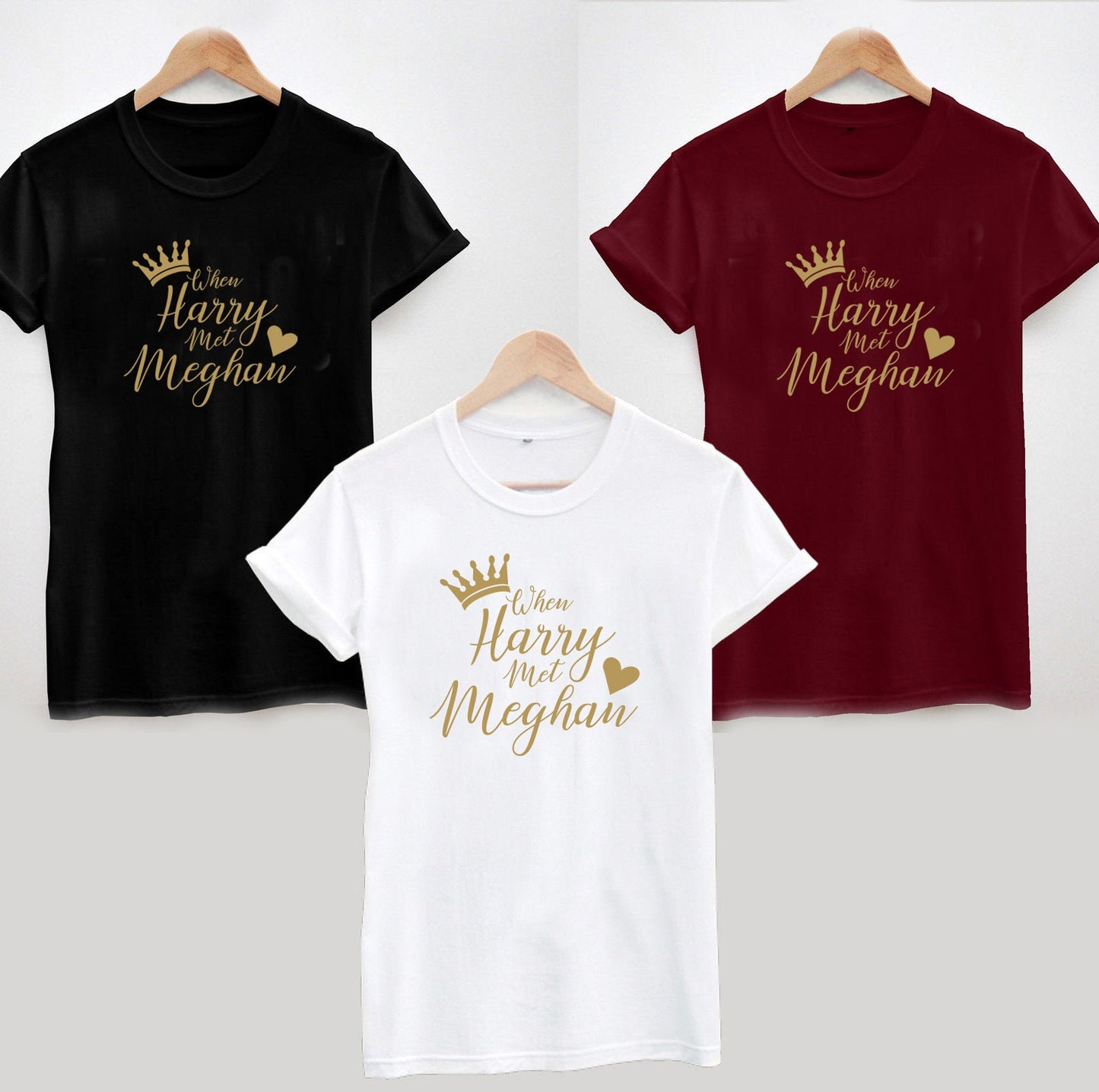 When Harry Met Meghan T-Shirt - Fun Harry & Meghan Royal Wedding 2018 Gift