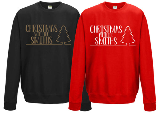 Christmas with the (Any Name) Personalised Sweatshirt JH030