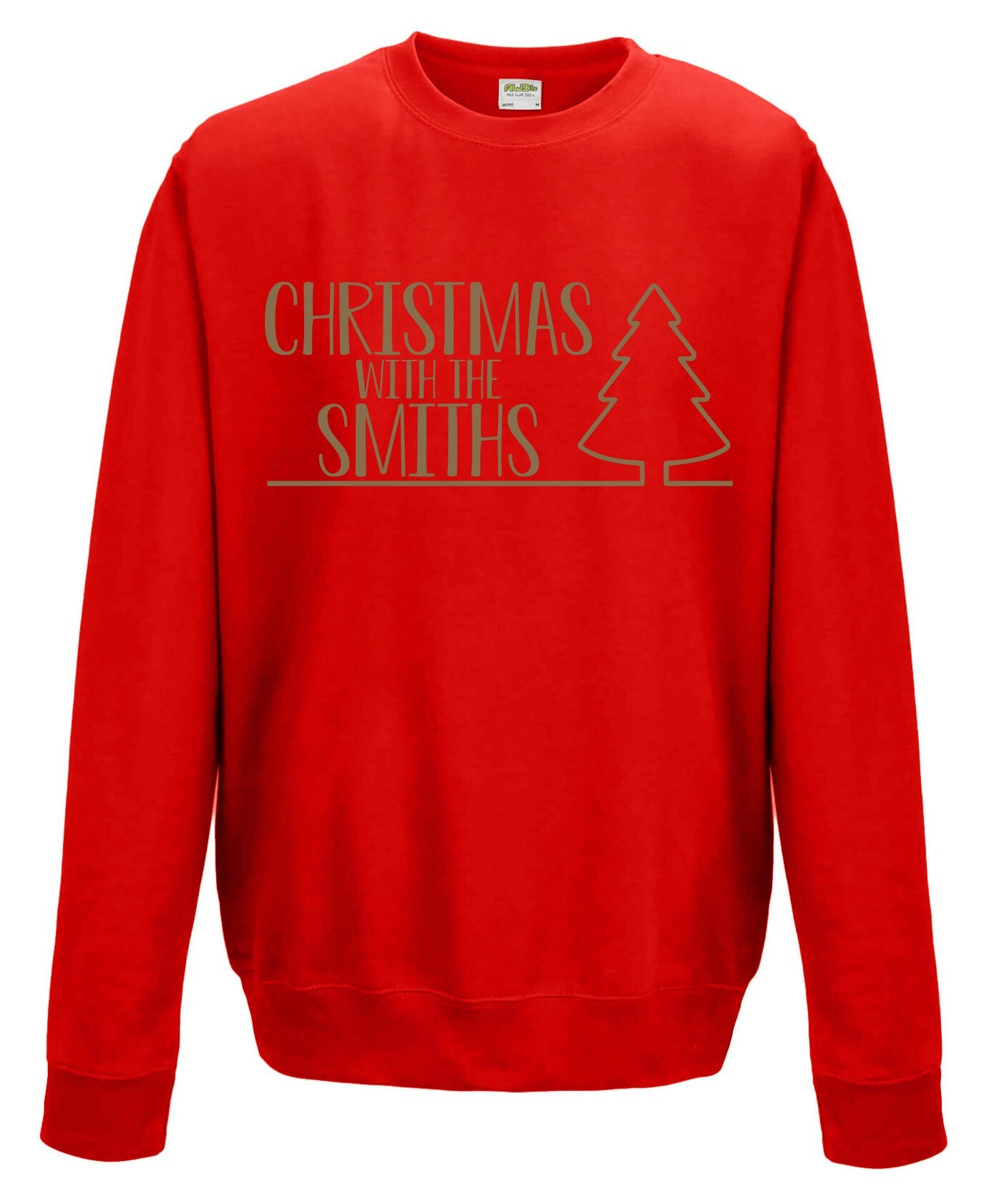 Christmas with the (Any Name) Personalised Sweatshirt JH030