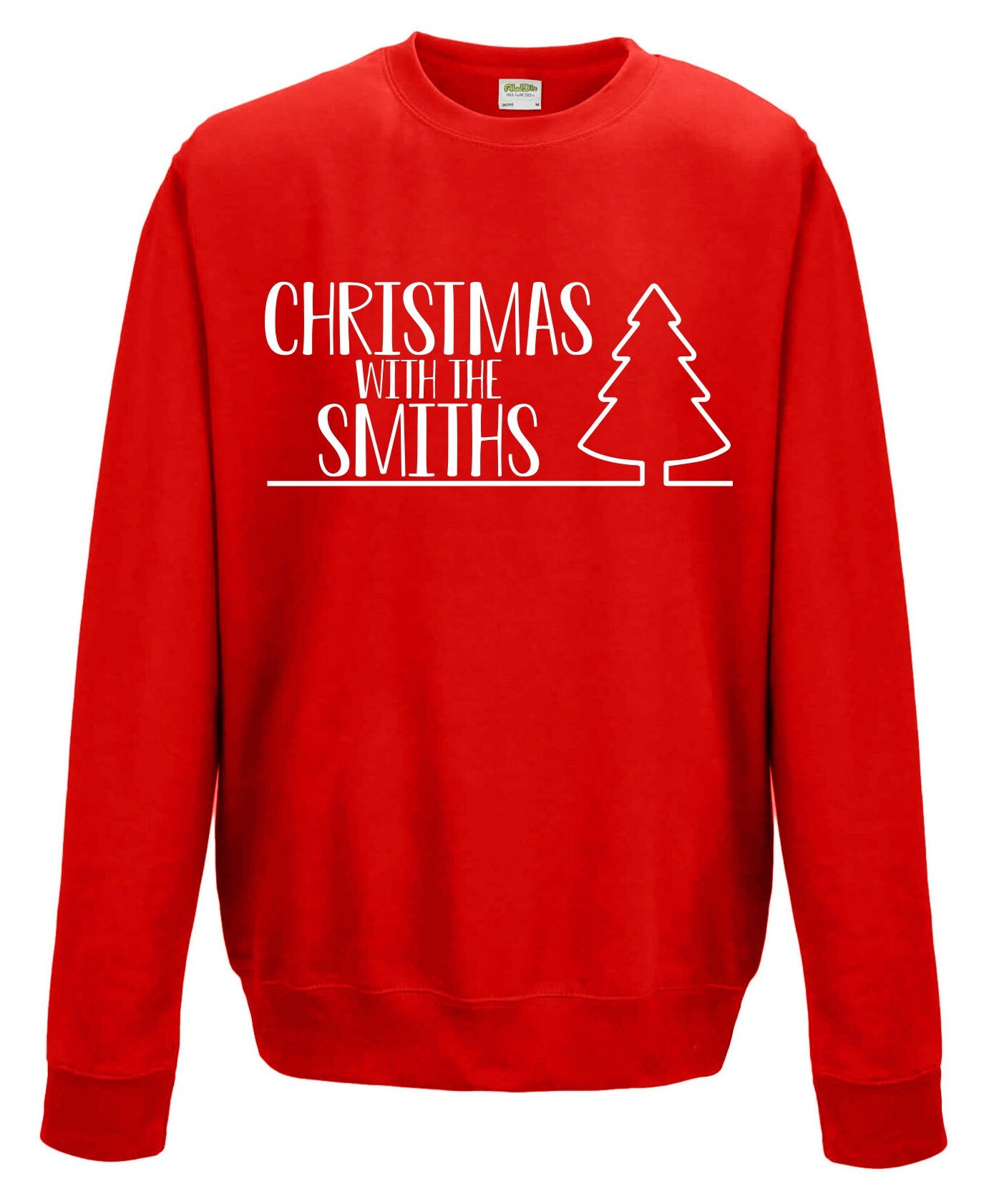 Christmas with the (Any Name) Personalised Sweatshirt JH030