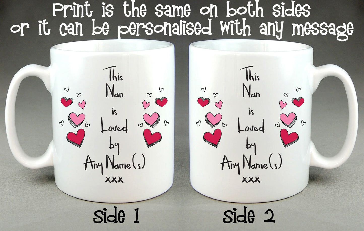 This Nan Is Loved By (Any Name) Personalised Mug Mother's Day Gift