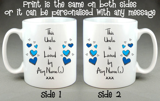 This Uncle Is Loved By (Any Name) Personalised Mug Father's Day Birthday Gift