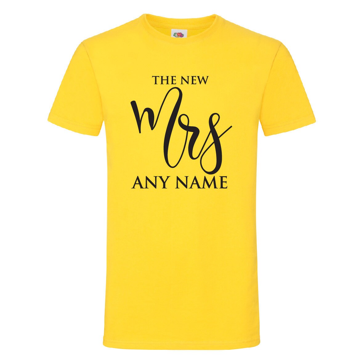 The New Mrs (Any Name) Personalised T-Shirt