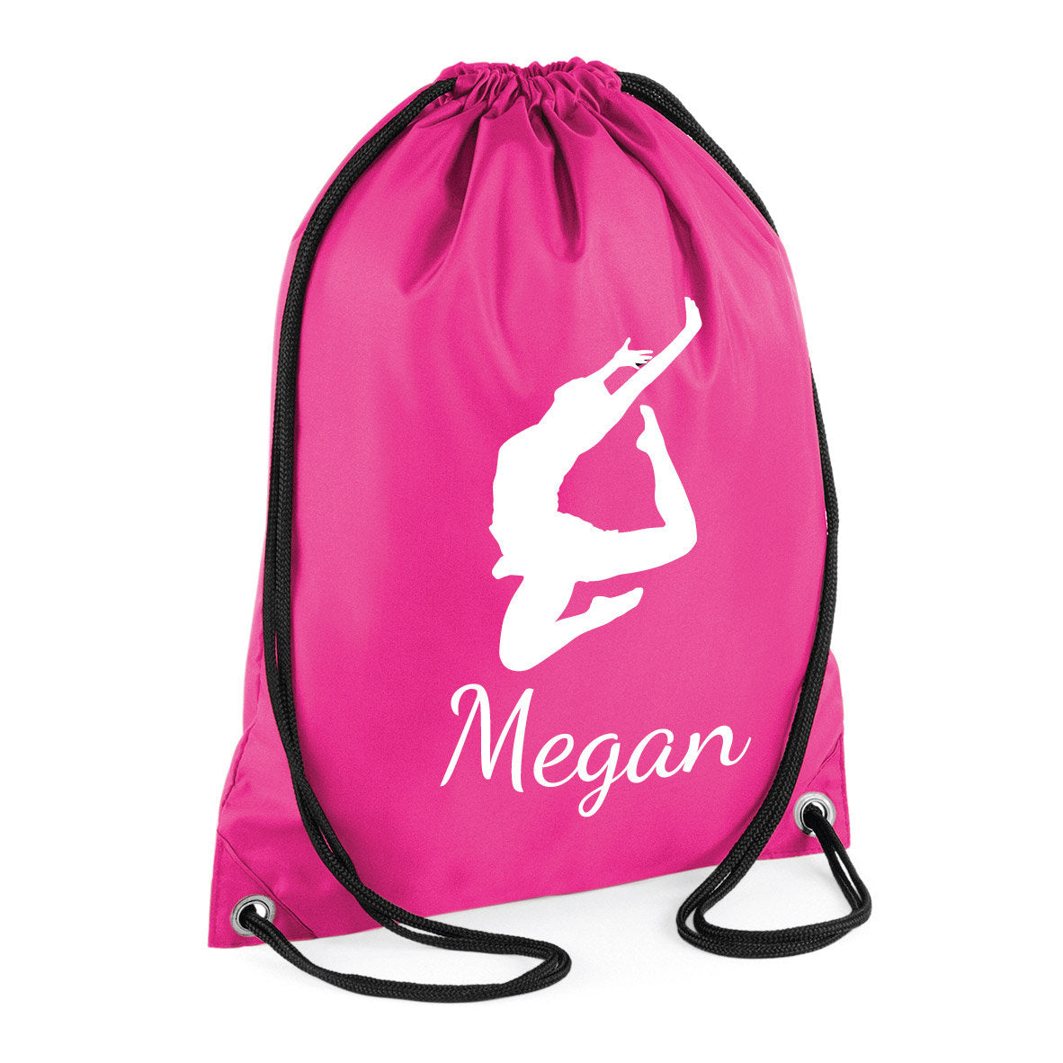 Kids Personalised DANCE Drawstring Gymsac BG005 - Any Name Children's Gymnastics