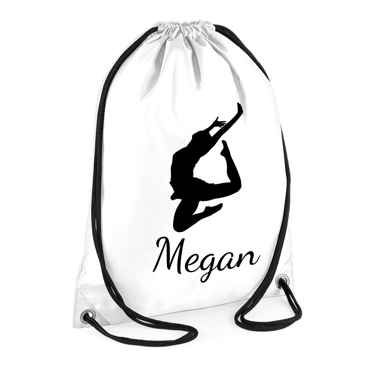 Kids Personalised DANCE Drawstring Gymsac BG005 - Any Name Children's Gymnastics
