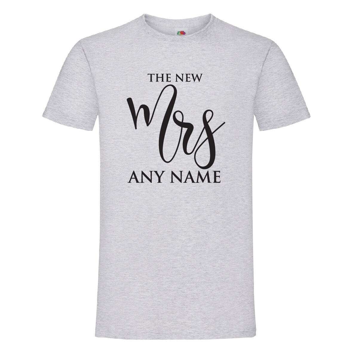 The New Mrs (Any Name) Personalised T-Shirt