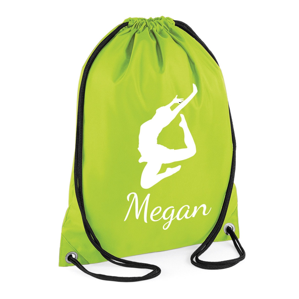 Kids Personalised DANCE Drawstring Gymsac BG005 - Any Name Children's Gymnastics