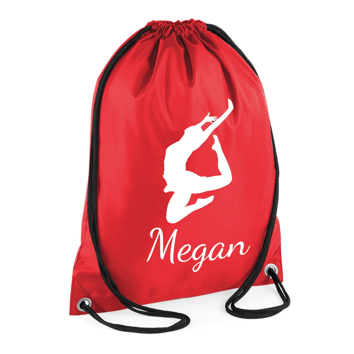 Kids Personalised DANCE Drawstring Gymsac BG005 - Any Name Children's Gymnastics