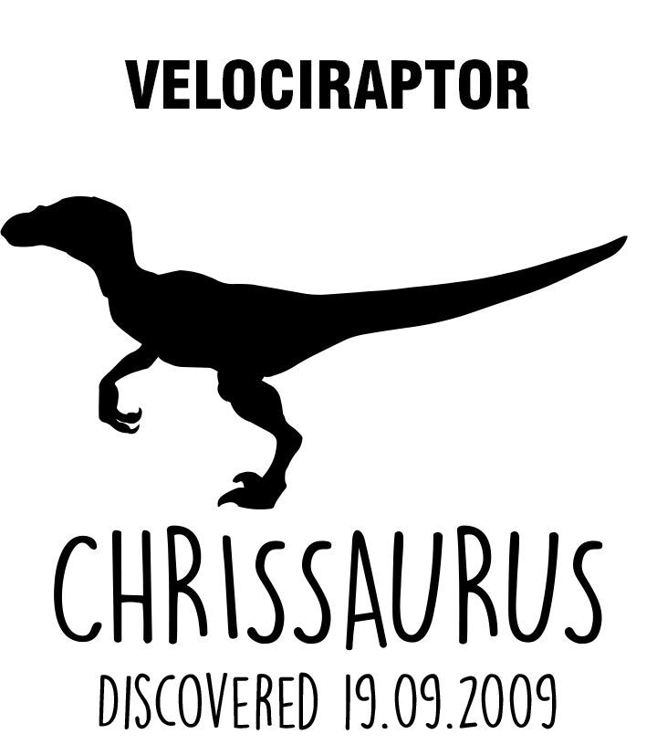 Personalised Dinosaur Digital Download | Custom Artwork for T-Shirts | Diplodocus T-Rex Pterodactyl Stegosaurus Velociraptor Triceratops