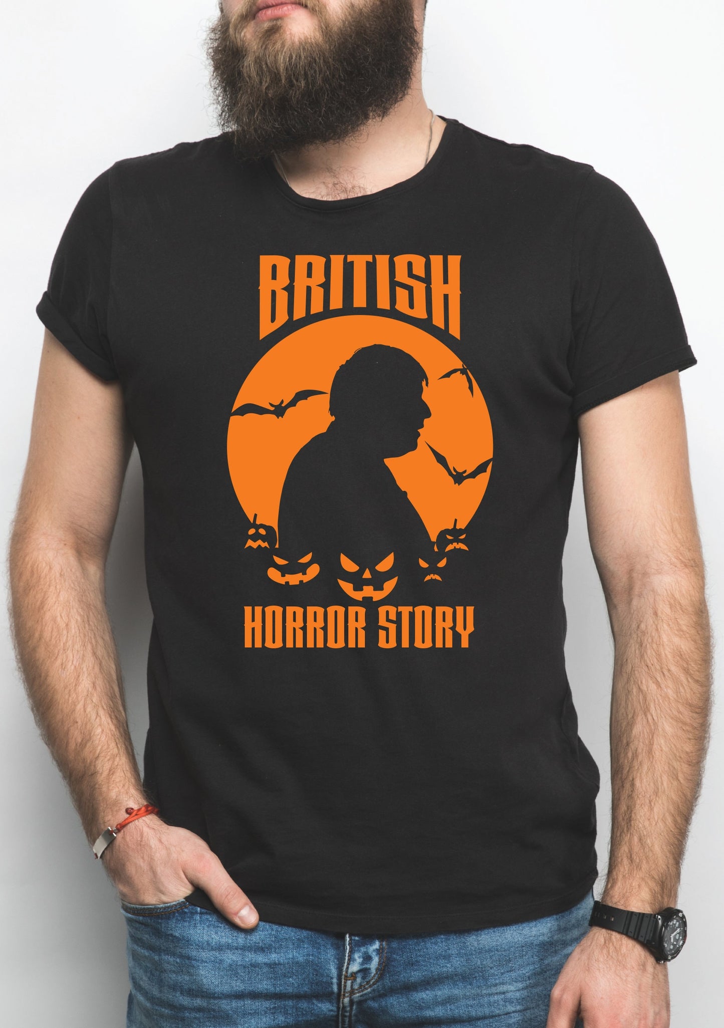 British Horror Story T-Shirt - Funny Halloween Boris Johnson Brexit Tee