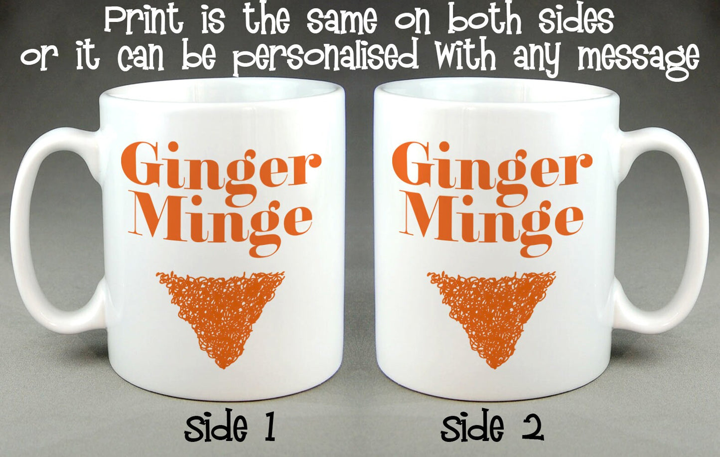 Ginger Minge Mug - Rude Funny Offensive Christmas Gift