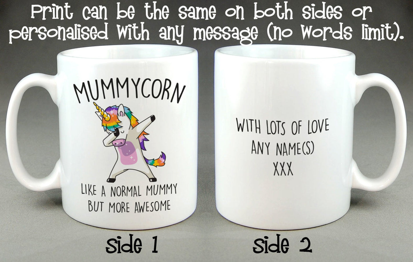 Mummycorn Mug - Awesome Mother's Day Gift, Cool, Funny, Unicorn Cup for Mum