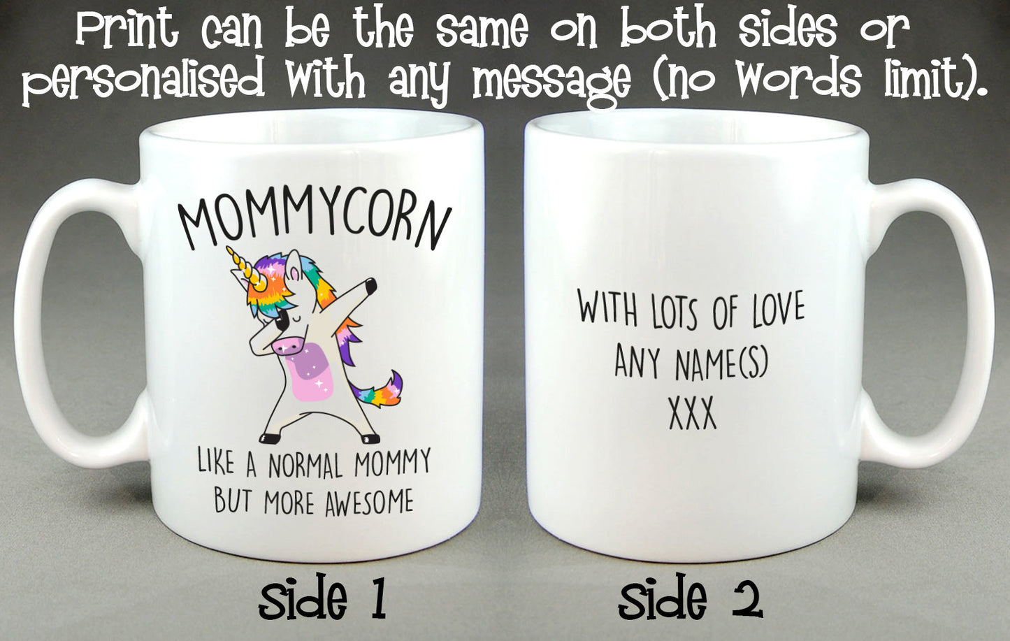 Mommycorn Mug - Awesome Mother's Day Gift, Cool, Funny, Unicorn Cup for Mom
