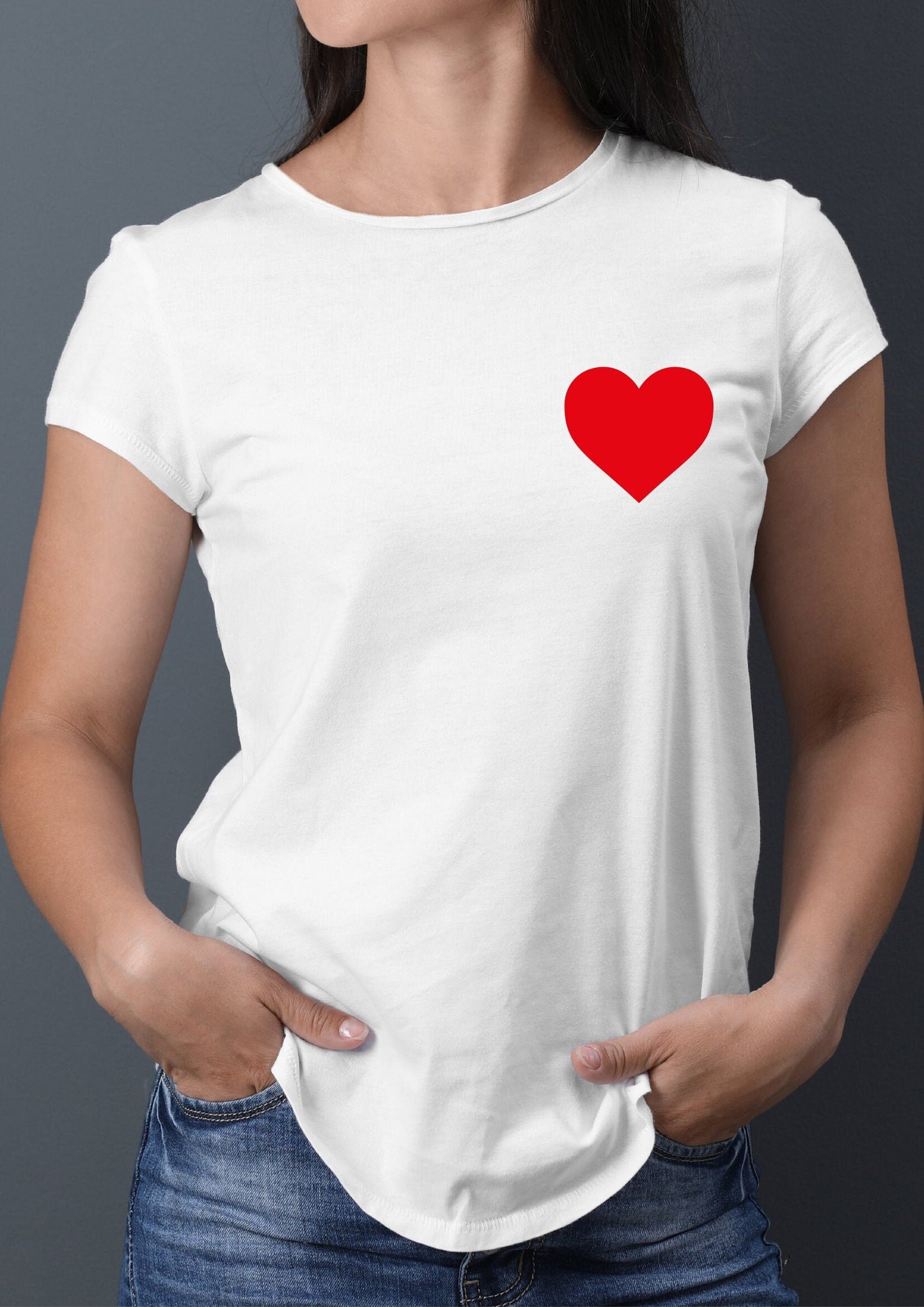 Red Heart T-Shirt - Love Heart Tee