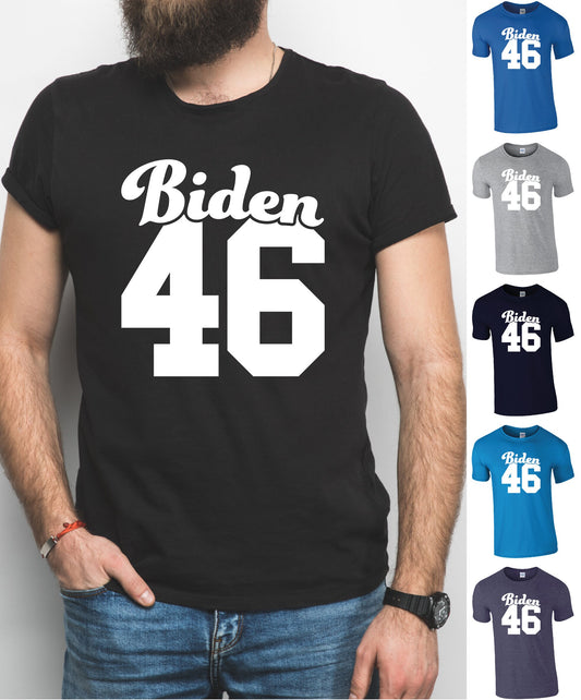 Biden 46 T-Shirt - Joe President Anti Trump Election Kamala Harris USA 2020