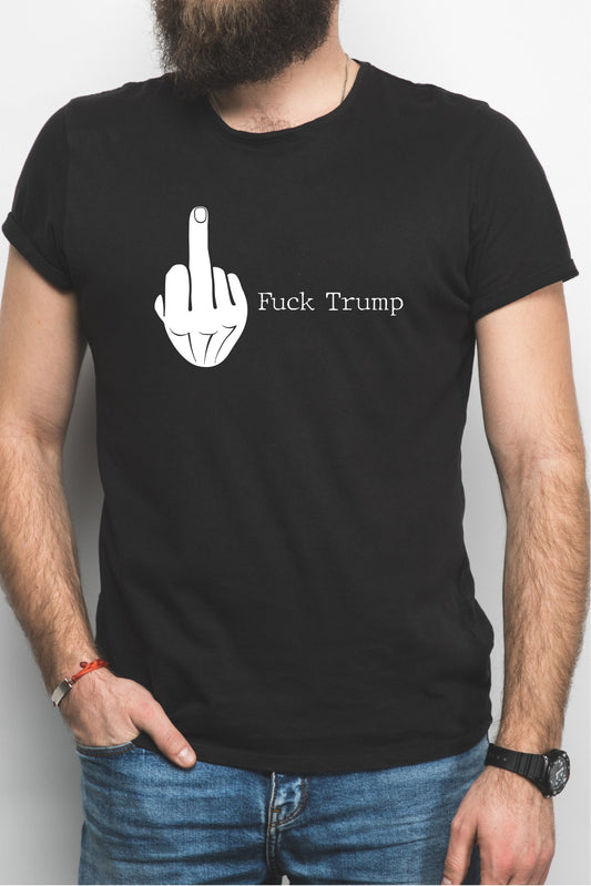 Middle Finger F*ck Trump T-Shirt Biden Harris 2020 Nasty Woman Shirt, Kamala Harris Feminist Political Democrat Resist Boris Trump