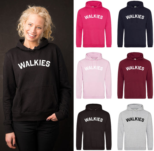 WALKIES Hoodie JH001 - Cool Funny Jumper Dog Walking Hoodie Birthday Mother's Day Christmas | Gift for Dog Walker