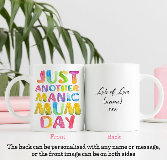 Just Another Manic Mum Day Mug | Personalised Mother's Day Gift Mug | Cup | Granny | Gran | Nan