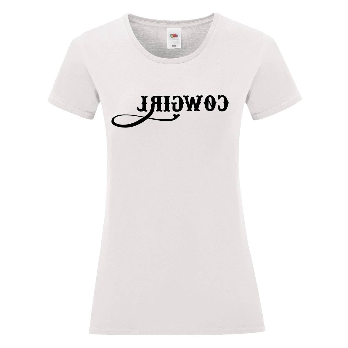 Reverse Cowgirl T-Shirt | Funny Rude Slogan Tee | Mirrored Selfie