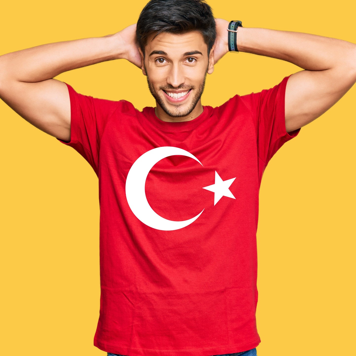 Turkey Flag T-Shirt | Turkish flag tee | Footbal Red shirt
