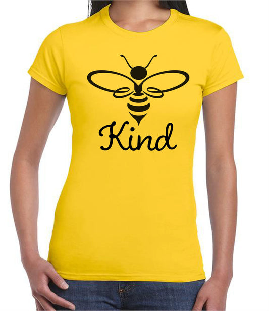 Bee Kind Daisy T Shirt | Cool Funny Slogan Tee | Bees Tshirt | Bee Tee