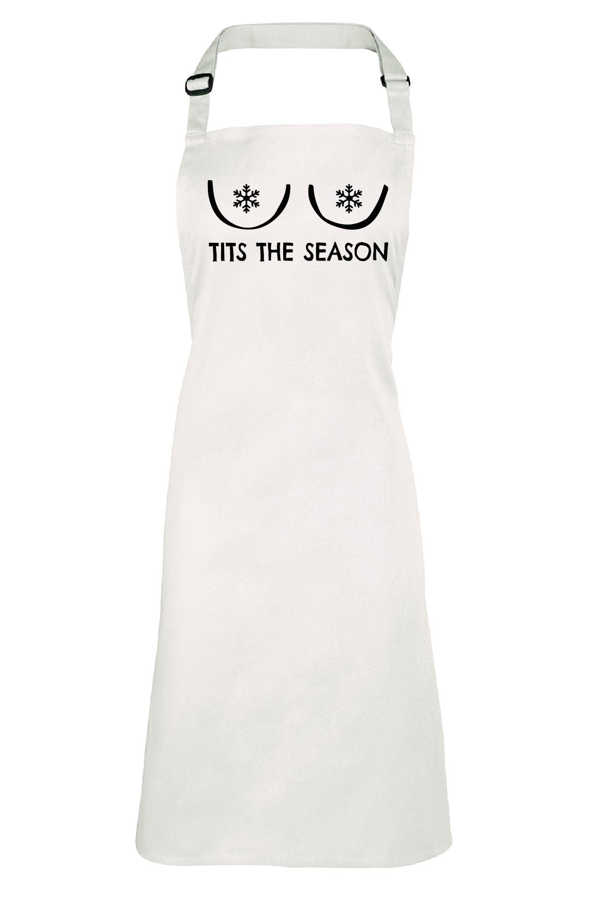 Tits the Season B Apron PR150 | Funny Rude Christmas Apron | Xmas Dinner | Kitchen | Boobs