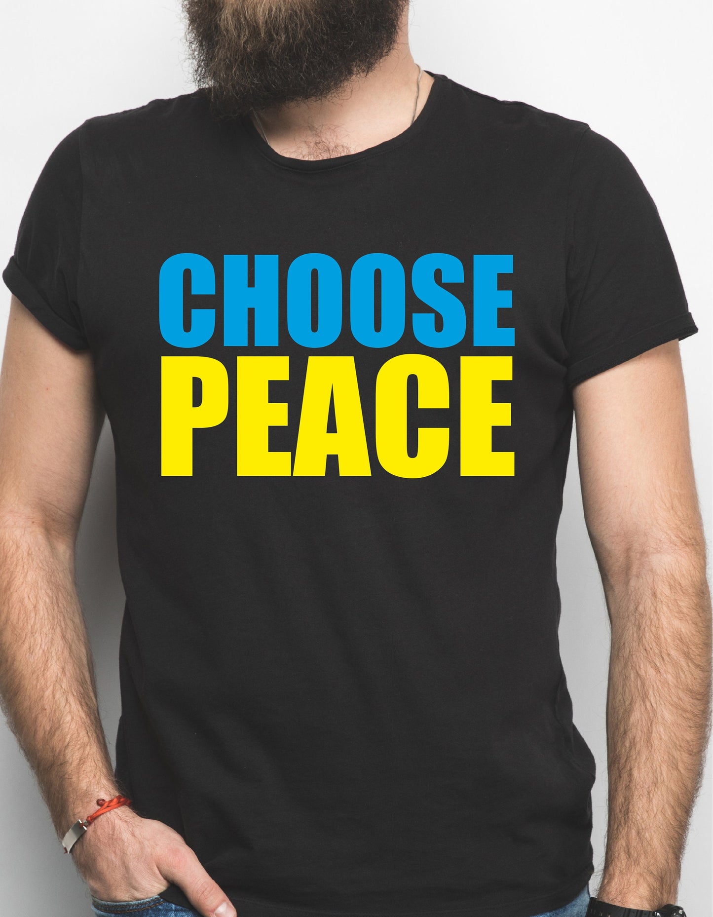 Choose Peace Ukraine T-Shirt | Anti Putin Tee | Ukrainian flag | Protest Peace | F**k Putin | Charity tshirt