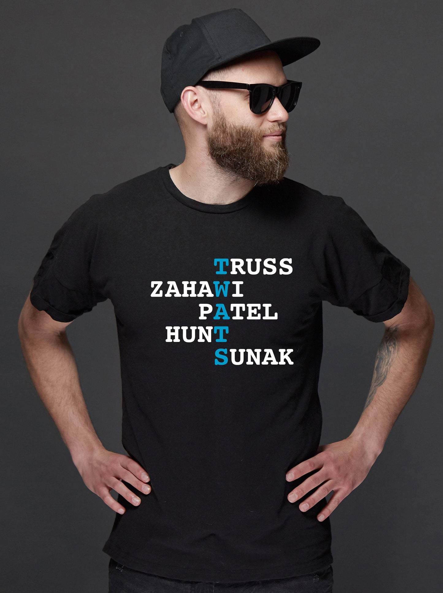 Tory Twats T-Shirt - Anti-Tory Tee | Funny Rude Tories Names tshirt | Sunak Patel Hunt Zahawi Truss