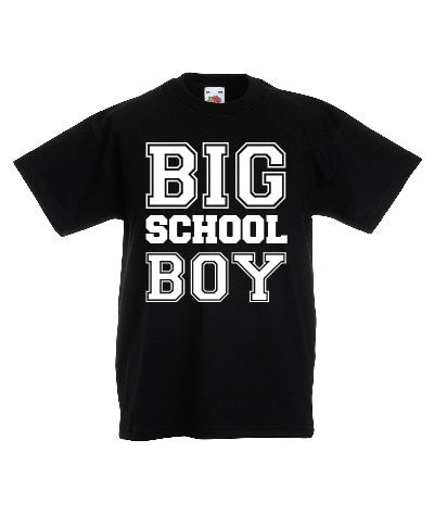 Kids Big School Boy T-Shirt | Children's Tee | Back to School | First Day | 1st Day