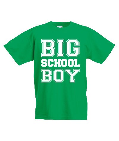 Kids Big School Boy T-Shirt | Children's Tee | Back to School | First Day | 1st Day