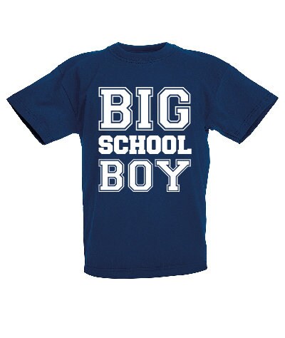 Kids Big School Boy T-Shirt | Children's Tee | Back to School | First Day | 1st Day