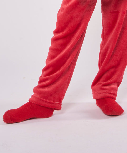RI009 The kids Ribbon luxury Eskimo-style fleece socks | Fluffy Socks | Non Slip Socks
