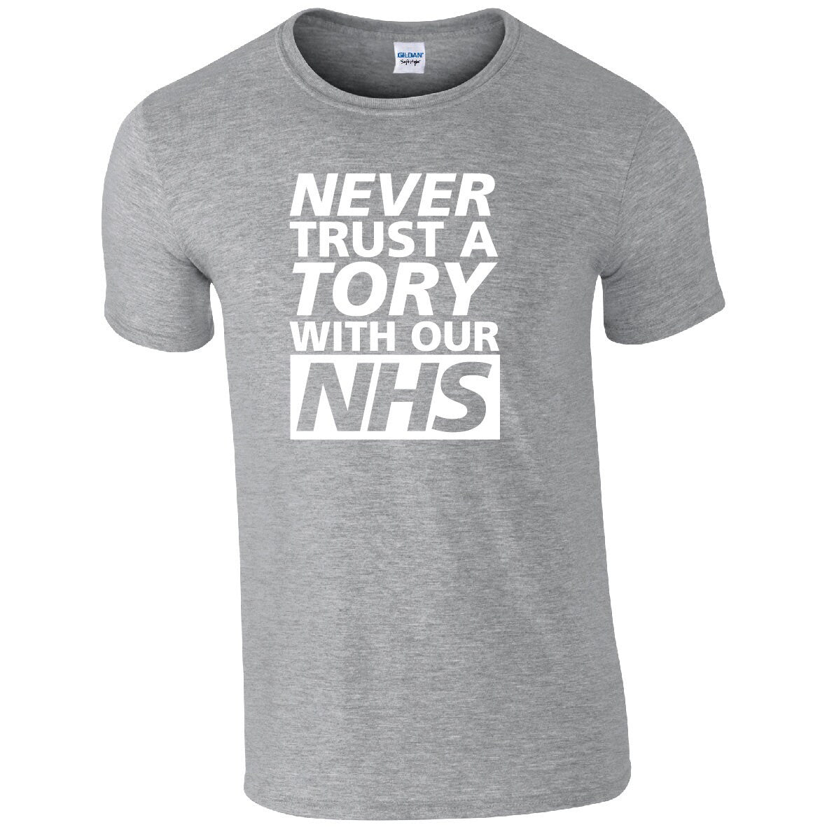 Never Trust a Tory With Our NHS T-Shirt | Save Our NHS Tee | Nurses Strike T-shirt | Doctor Tee