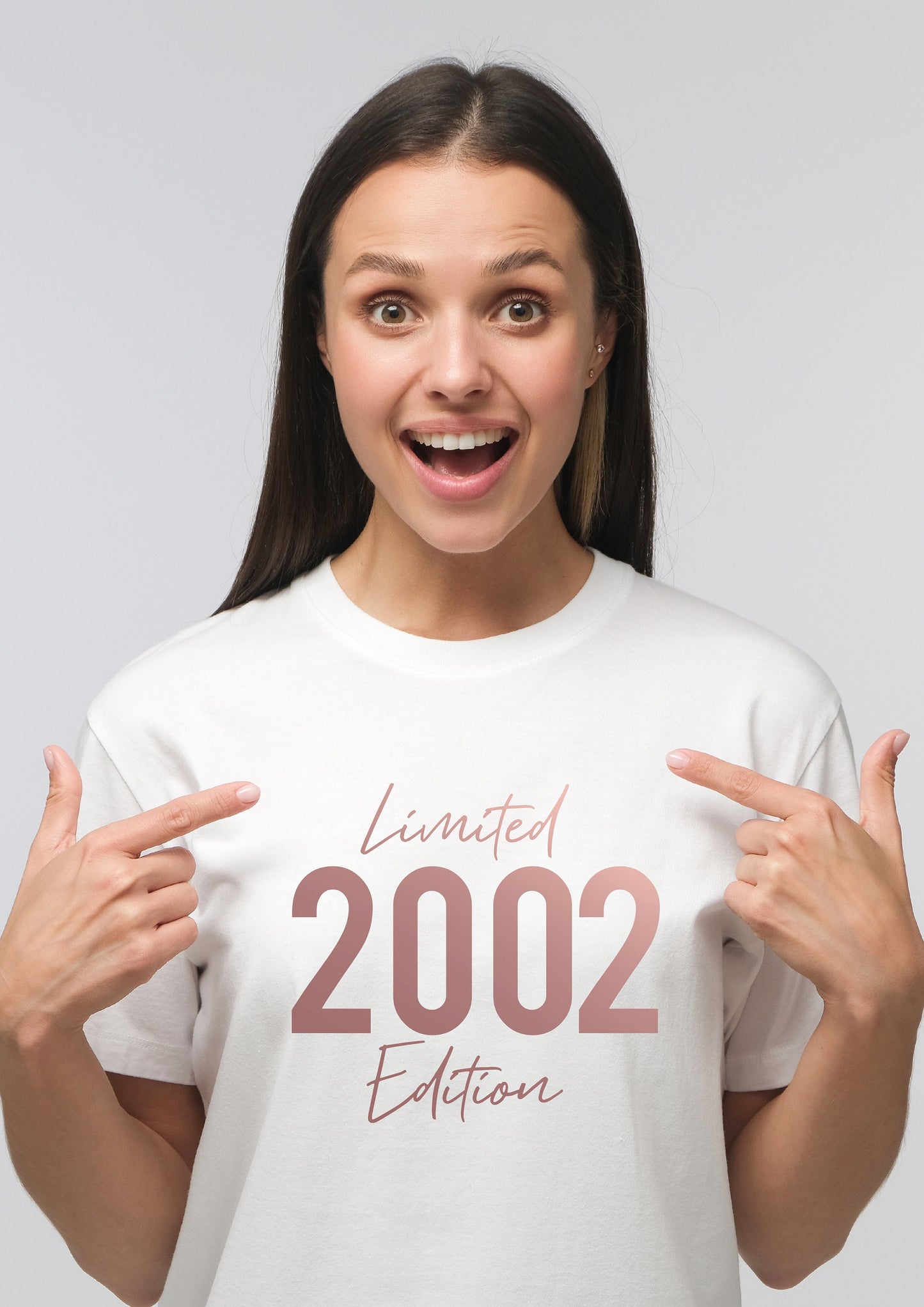 21st Birthday Limited Edition 2002 T-Shirt - ROSE GOLD | 21st Birthday Gift | 21st Tee