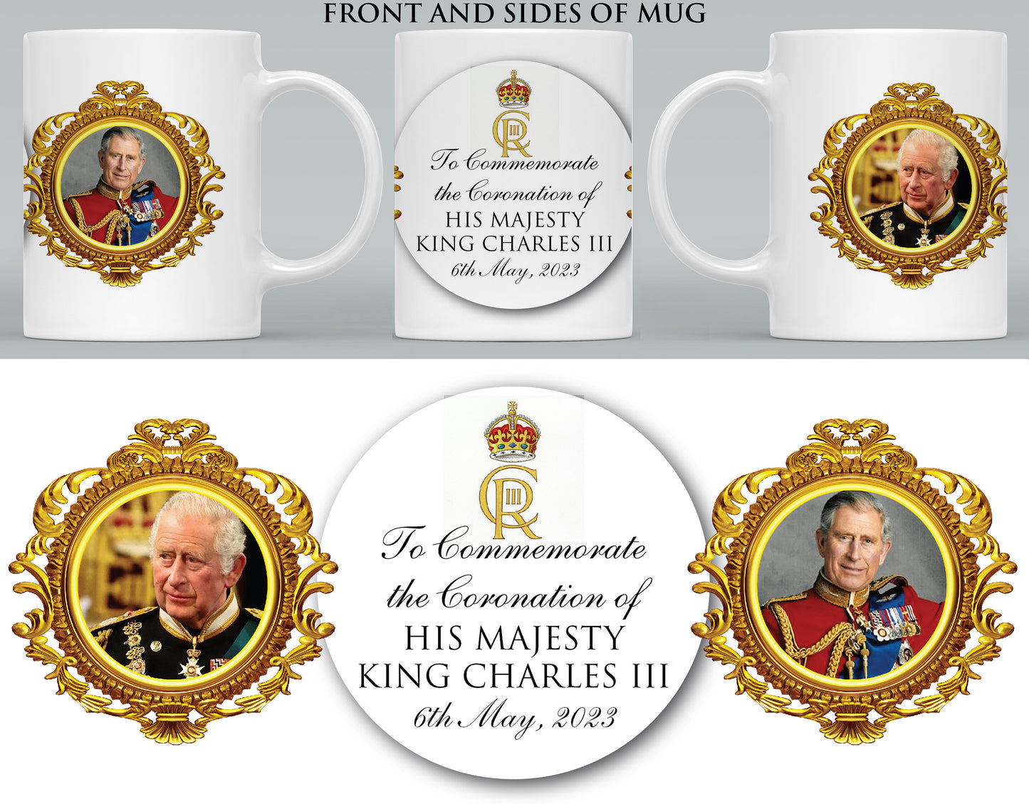 The Coronation of His Majesty King Charles III - Tribute Commemorative Mug A UK Britain Queen Elizabeth | King Charles Coronation Mug