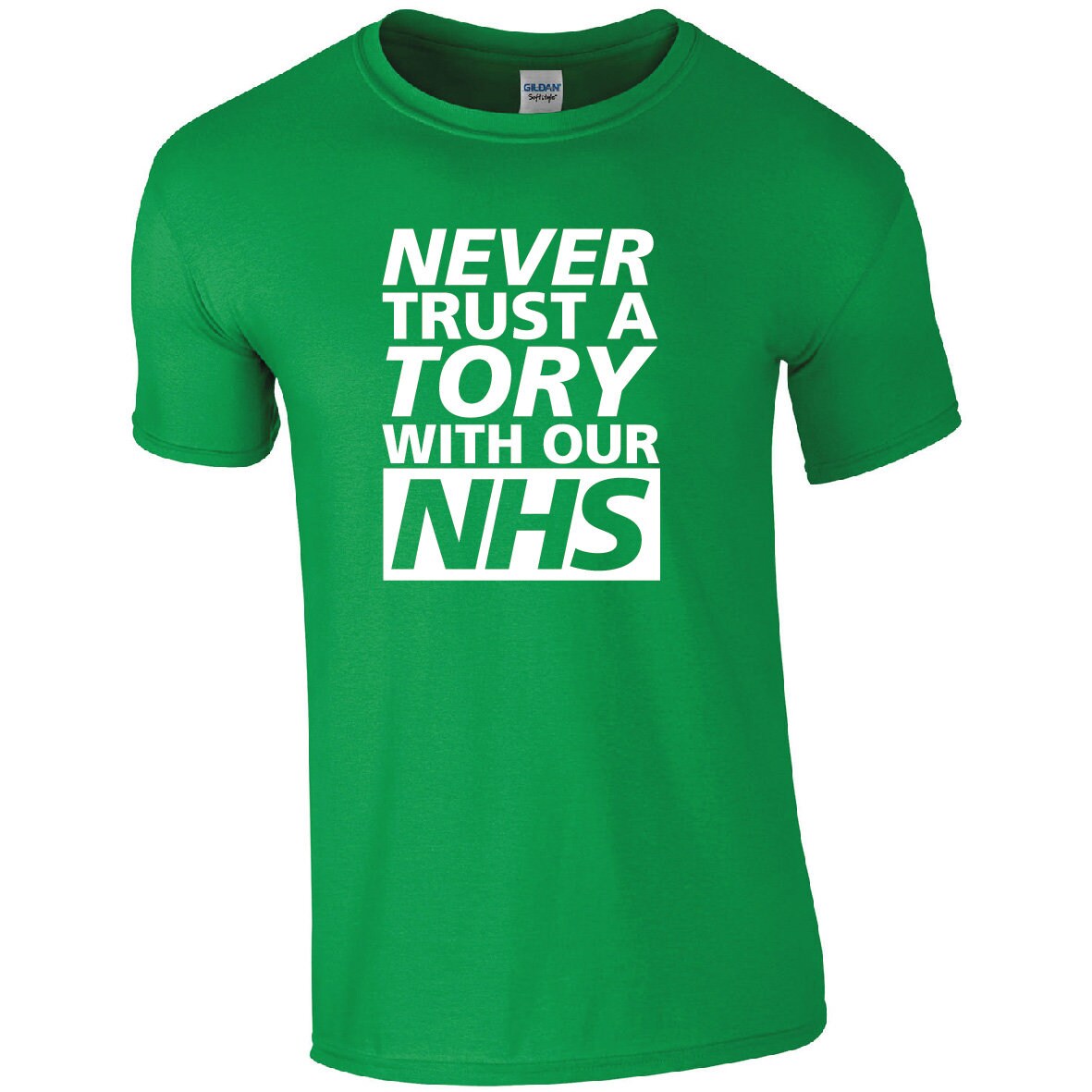 Never Trust a Tory With Our NHS T-Shirt | Save Our NHS Tee | Nurses Strike T-shirt | Doctor Tee