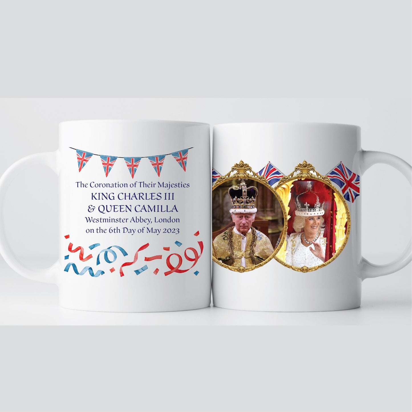 CORONATION of His Majesty King Charles III - Tribute Commemorative Mug Y UK Britain Queen Elizabeth | King Charles Coronation Mug