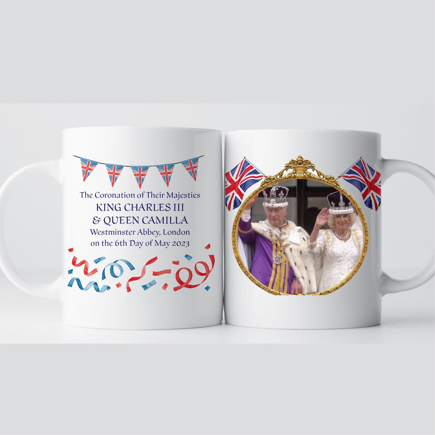 CORONATION of His Majesty King Charles III - Tribute Commemorative Mug X UK Britain Queen Elizabeth | King Charles Coronation Mug
